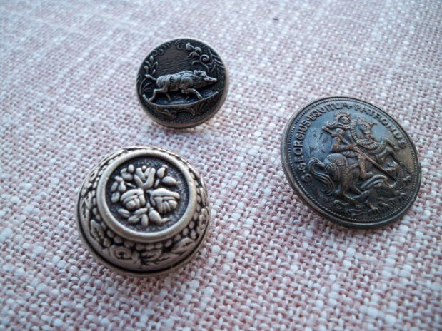 Mix nasturi metalici argintii