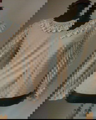 BLUZA BAVAREZA DANTELATA