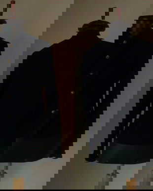 SACOU STOFA LANA FIARTA BLEUMARIN SI LANA TRICOTATA