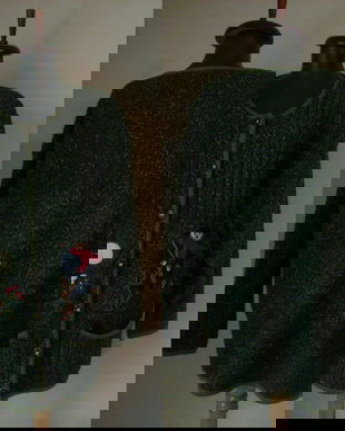 CARDIGAN LANA BRODERIE RUSTICA