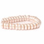 10b perle sticla abacus, ivory  8x4mm (GSLAK 056)
