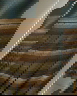 FUSTA PLISATA MARON STOFA LANA FIARTA