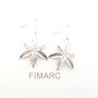Frunze de canabis - cercei charms argintii