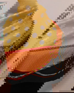 ESARFA MATASE NATURALA ITALIA , 90 X 90 CM , MINUNATA