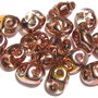 Margele din sticla, Superduo, Rosaline - Capri Gold