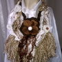 Colier/ Guler crosetat, rasucit, bohem, tribal, shabby chic vandut