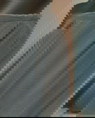 FUSTA LUNGA CATIFEA BUMBAC GRI