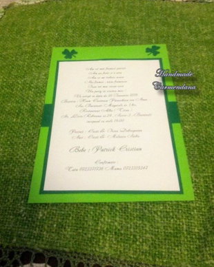 Invitatie cu trifoi