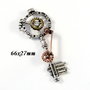 6552 - Pandantiv steampunk, mecanisme ceas, cheie REZERVAT