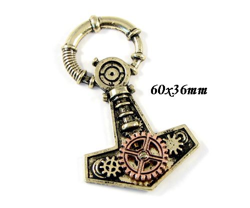 6553 - Pandantiv steampunk, mecanisme ceas, ancora REZERVAT