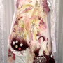 Vândut Sarafan Bohemia Shabby Chic Girl, impaslit, crosetat