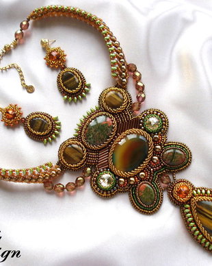 „FASCINATION” – Set colier şi cercei