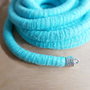 Snur bumbac albastru ciel, 10mm (50cm) (KORB 8007 )