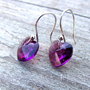 Cercei Swarovski Amethyst&Pandantiv REZERVAT L.