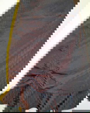 Fusta neagra din tafta cu volan