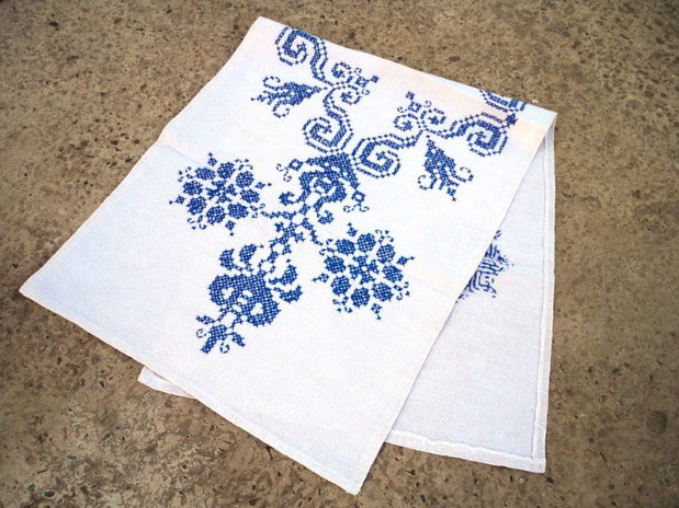 Broderie albastra