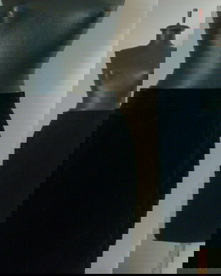 FUSTA MIDI CATIFEA BUMBAC NEAGRA