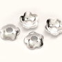 Capacel metalic, argintiu, 4x1.5 mm - 10 bucati