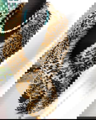 GULER SPECTACULOS ZARA , NOU ,  ANIMAL PRINT , BLANA ECOLOGICA