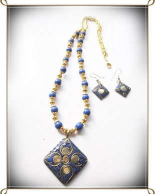SET-LAPIS-LAZULI (INDIAN)