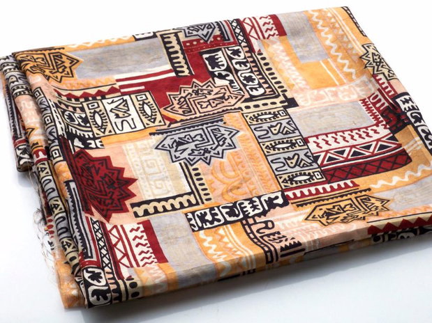 Material textil cu imprimeuri