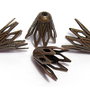 Capacel metalic, cupru, 9x9.5 mm