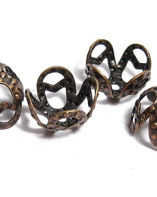 Capacel metalic, cupru, 5x8.5 mm