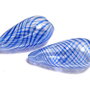 Margele de lampa, lacrima, 30x14 mm