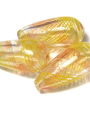 Margele de lampa, lacrima, 30x14 mm
