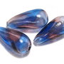 Margele de lampa, lacrima, 30x14 mm