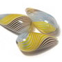 Margele de lampa, lacrima, 30x14 mm