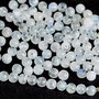 Moonstone natural cu irizatii albastrui - margele rotunde  aprox. 4 mm