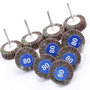 6562 - (2buc) Perie rotativa din smirghel fin pt slefuit, 80#