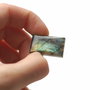 Cabochon Labradorit Rectangular flashy  ocru auriu cu putin albastru si verde  -  L005R