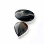 Pandant sardonyx  negru in rama argintata