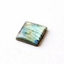 Cabochon Labradorit Rectangular  flashy nuante de verde-ocru auriu - L0RRJ