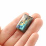 Cabochon Labradorit Rectangular flashy -  Spectrolit - superb  - LM0061