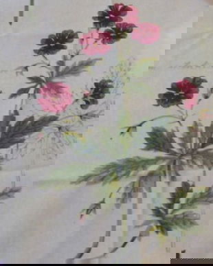 Cupon-tesatura cu flori