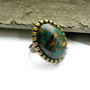 Inel cu chrysocolla