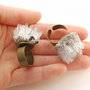 Inel quartz cluster cristale - provenienta Herja - Maramures