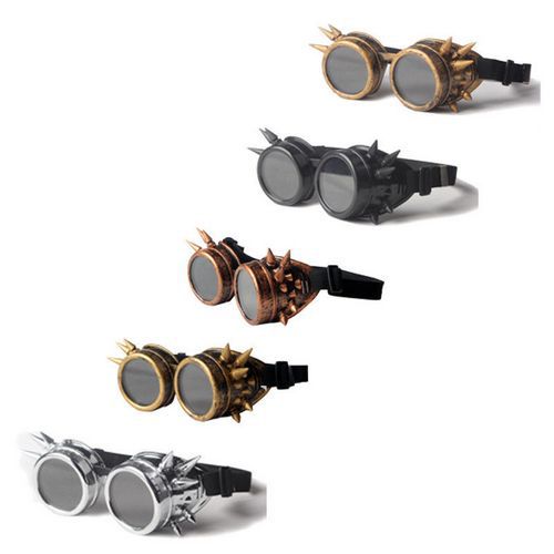 6568 - Ochelari steampunk, pilot aviator motocicilist, cupru