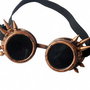 6568 - Ochelari steampunk, pilot aviator motocicilist, cupru