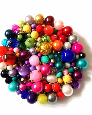 Brosa multicolor rotunda-7cm