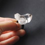 Inel Quartz Crsytal Point - Varf cristal si baza bronz reglabila