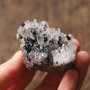 Specimen Quartz,  Blenda si Calcopirit - provenienta locala  - Herja, Maramures