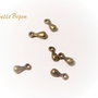 Picatura finisaj bronz aprox 6mm