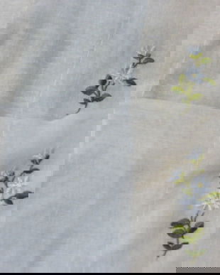 Cupon- pt 2 draperii cu flori brodate