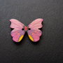 BUTON LEMN - FLUTURE - 27 X 21 MM