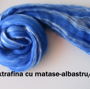 lana extrafina cu matase- albastru-50g