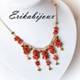 Colier red coral